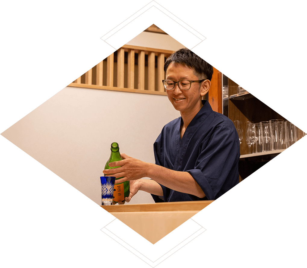 日本酒提供